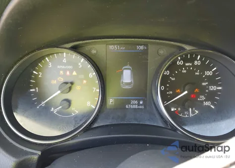 2020 Nissan Rogue Sv Fwd из США, поврежденный, VIN JN8AT2MT8LW005352